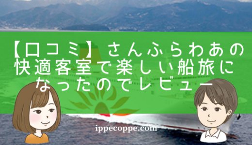 【口コミ】さんふらわあ（鹿児島-大阪間）の快適客室で楽しい船旅レビュー